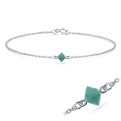 Aventurine Silver Bracelet BRS-422